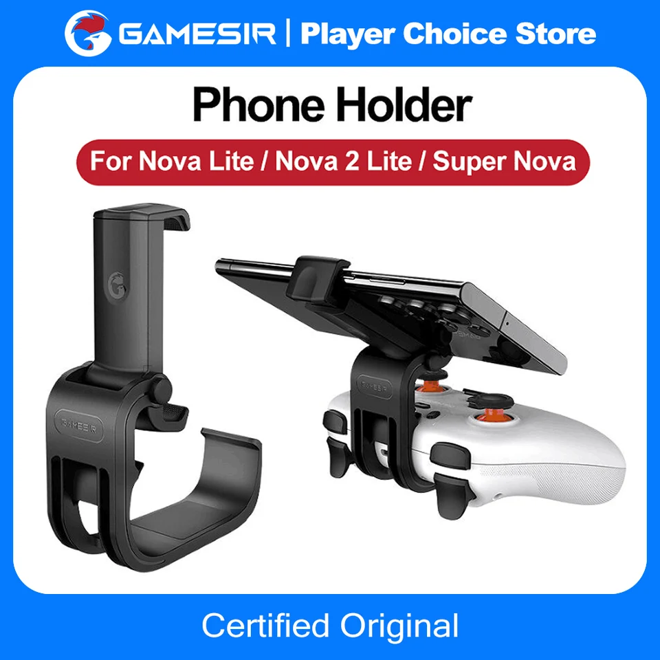 GameSir Soporte para Teléfono Nova Lite Nova 2 Lite Super Nova Controlador Clip para Móvil Soporte Mango Ajuste Ancho 75-102mm