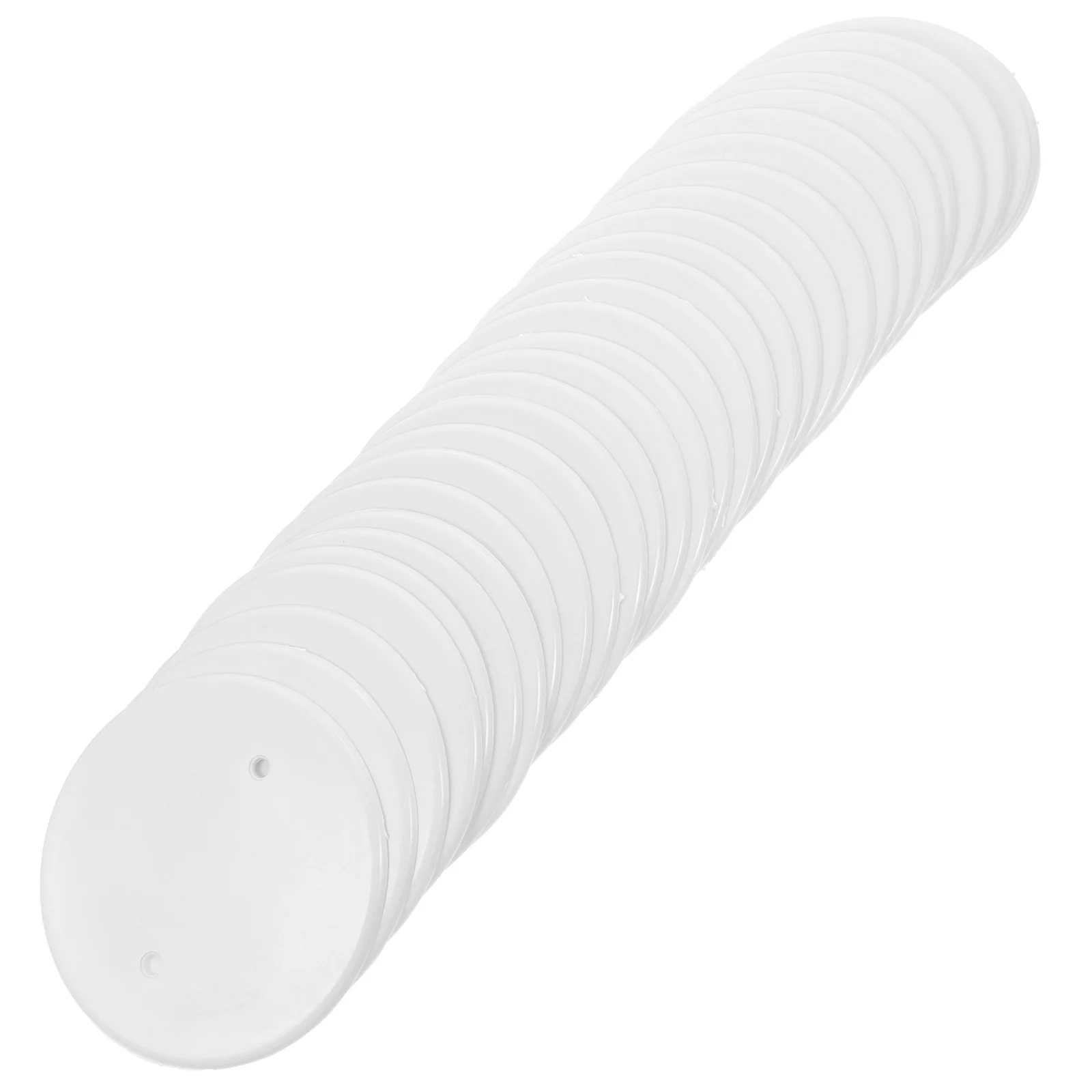 

30Pcs Ceiling Cover Piece Stamping High Temperature Resistant for Junction Box Covers and Bathroom Socket Cover Use