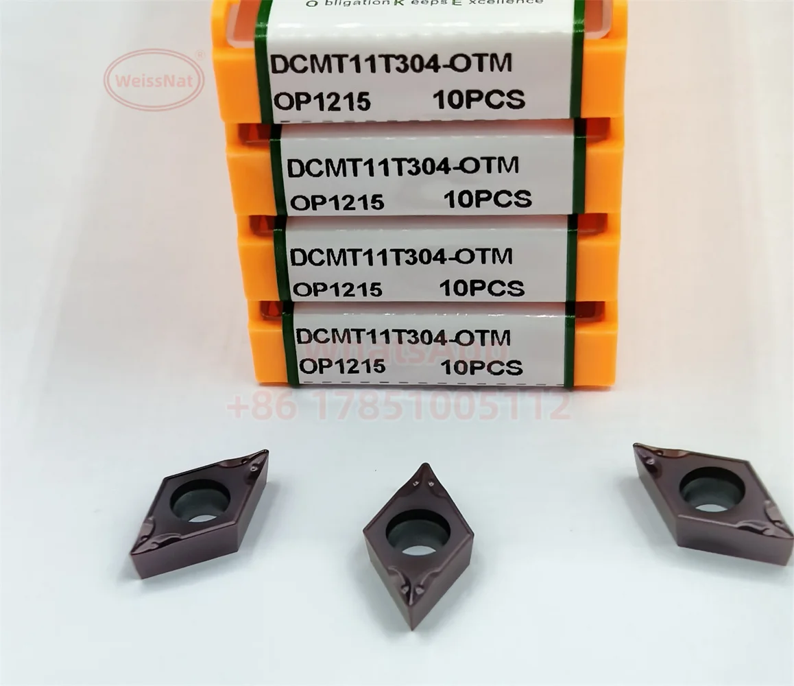 DCMT070204 DCMT070208-OTM OP1215 OP1315 OC2025 OC2125 OC3115D OC2325S Carbide Insert DCMT Inserts