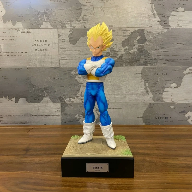 Hot Sale 30cm Dragon Ball Z Action Figure Vegeta Figuras With Two Heads Dbz Manga Figurine Toys Anime Gk Statue Model Xmas Gifts