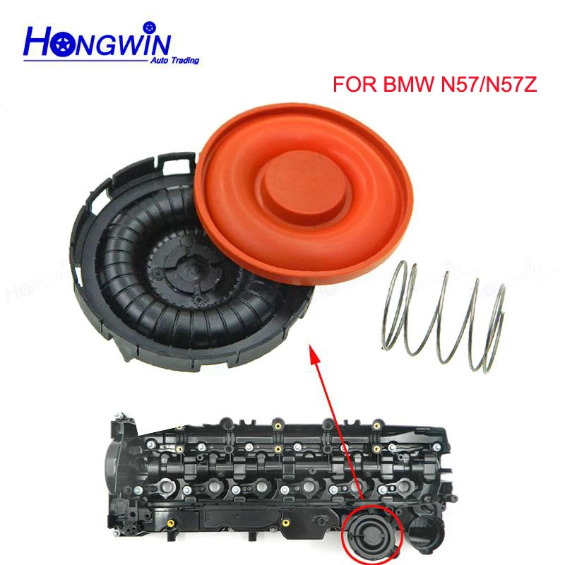 11128507607 11127823181 PCV Valve Cover Repair Kit Valve Cap With Membrane For N57 N57Z BMW 3 5 Series X3 X4 X5 X6 11128515745