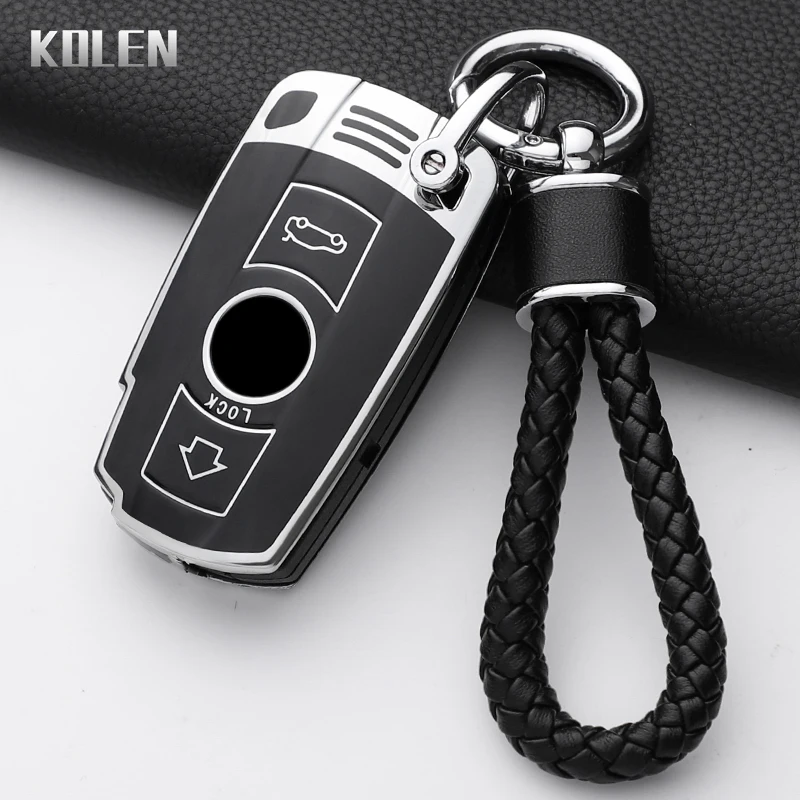 TPU Car Key Case Cover Shell Fob For BMW E60 E61 E70 E81 E87 E90 E91 E92 X1 X5 X3 1 3 5 6 Series Z4 Key Protection Accessories