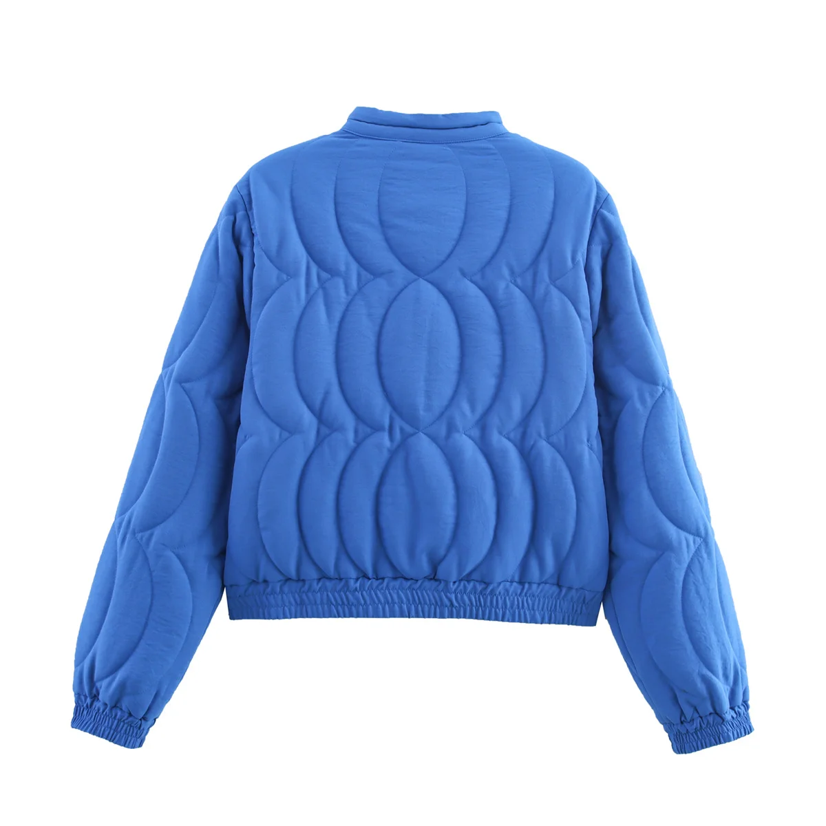 JNLEAOG Herbst Neue Damen Faion Design 5 Farben bestickte Baumwolle Jaet Oberbekleidung Warmer langer Sve-Mantel aus Polyester