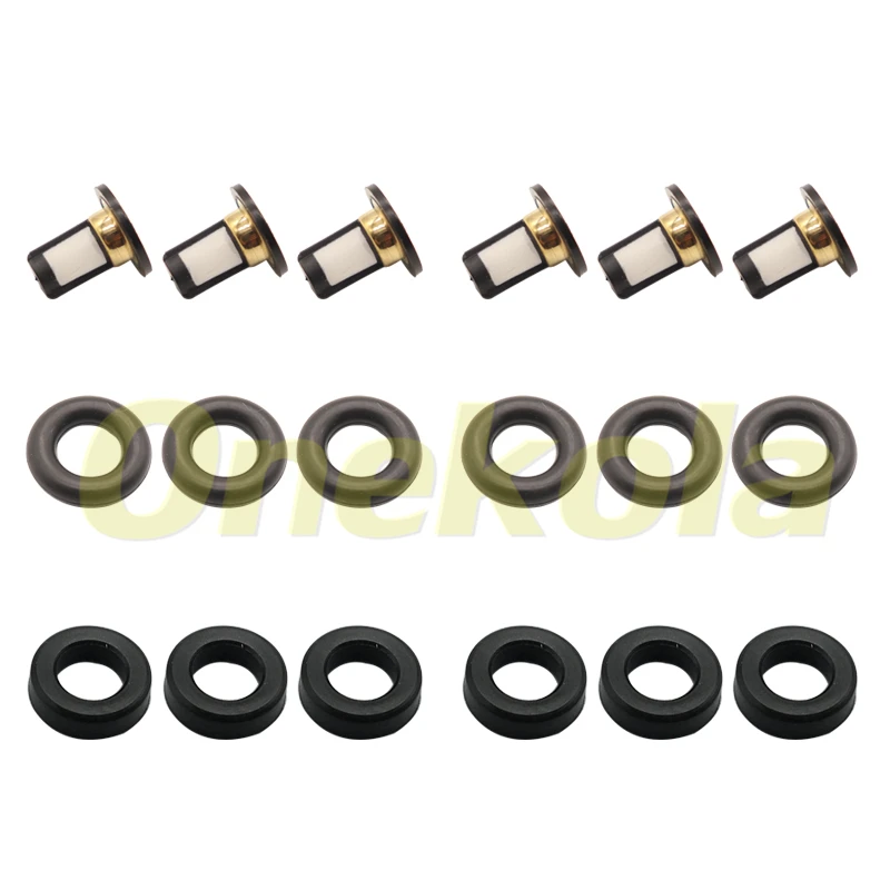 Fuel Injector Service Repair Kit Filters Orings Seals Grommets for 16450-ZZ5-003 For Honda Outboard 40HP BF40D 50HP BF50D