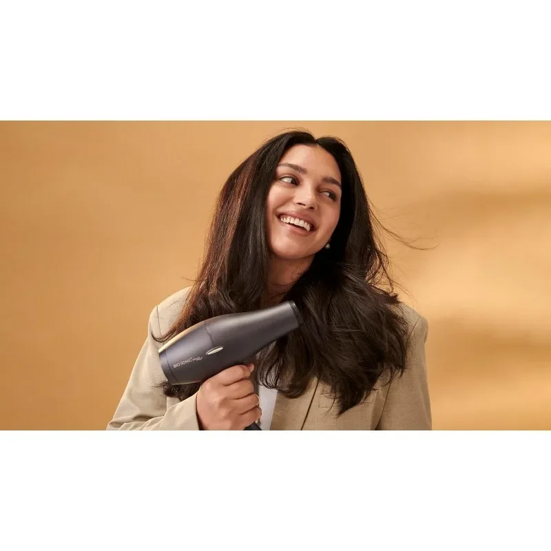 Bio Ionic GoldPro Hair Dryer, Moisturizing Heat Technology, Ultra-Powerful 1875W AC Motor, Multi-Speed Professional Hair Dryer
