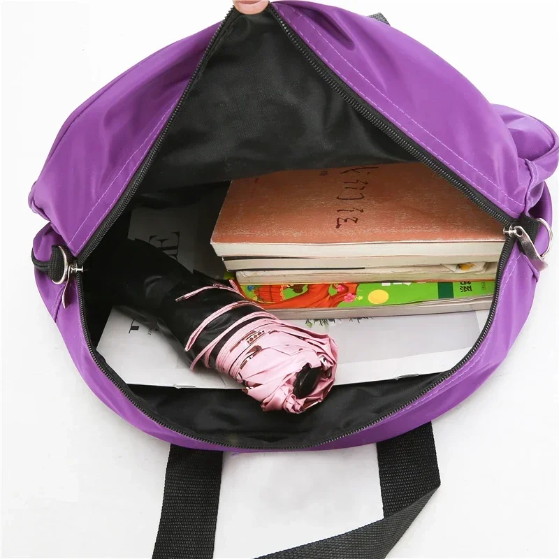 女性ダンスドレスシューズ収納袋女性ヨガ水泳フィットネススポーツウェアハンドバッグカジュアルショルダーバッグ