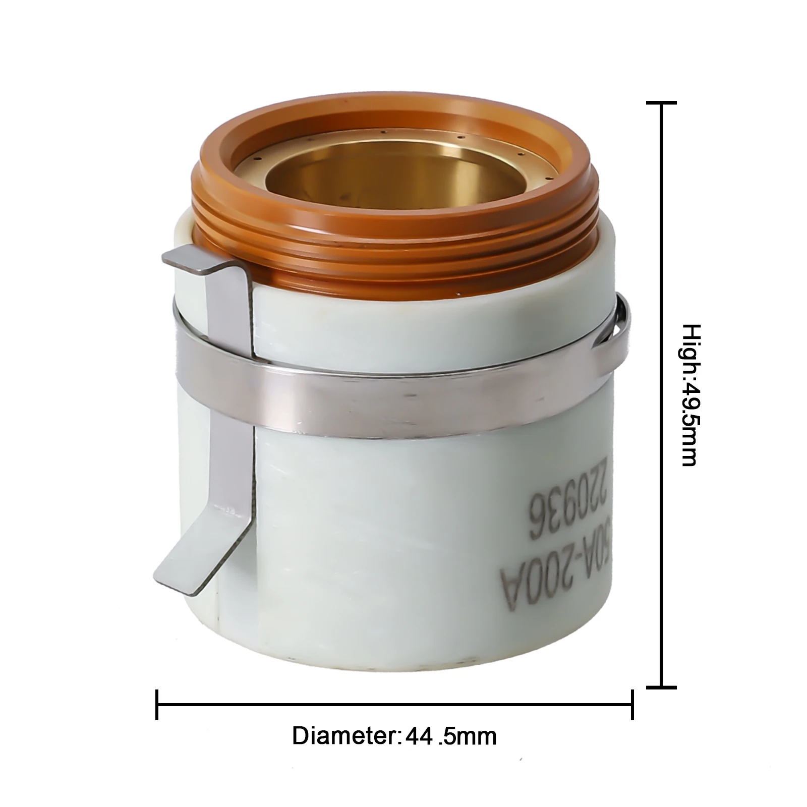 

Plasma Cutter Retaining Cap Sturdy Copper Material Optimal for MAX200 Plasma Torch Support MAXPRO200 Consumables Machine Torches