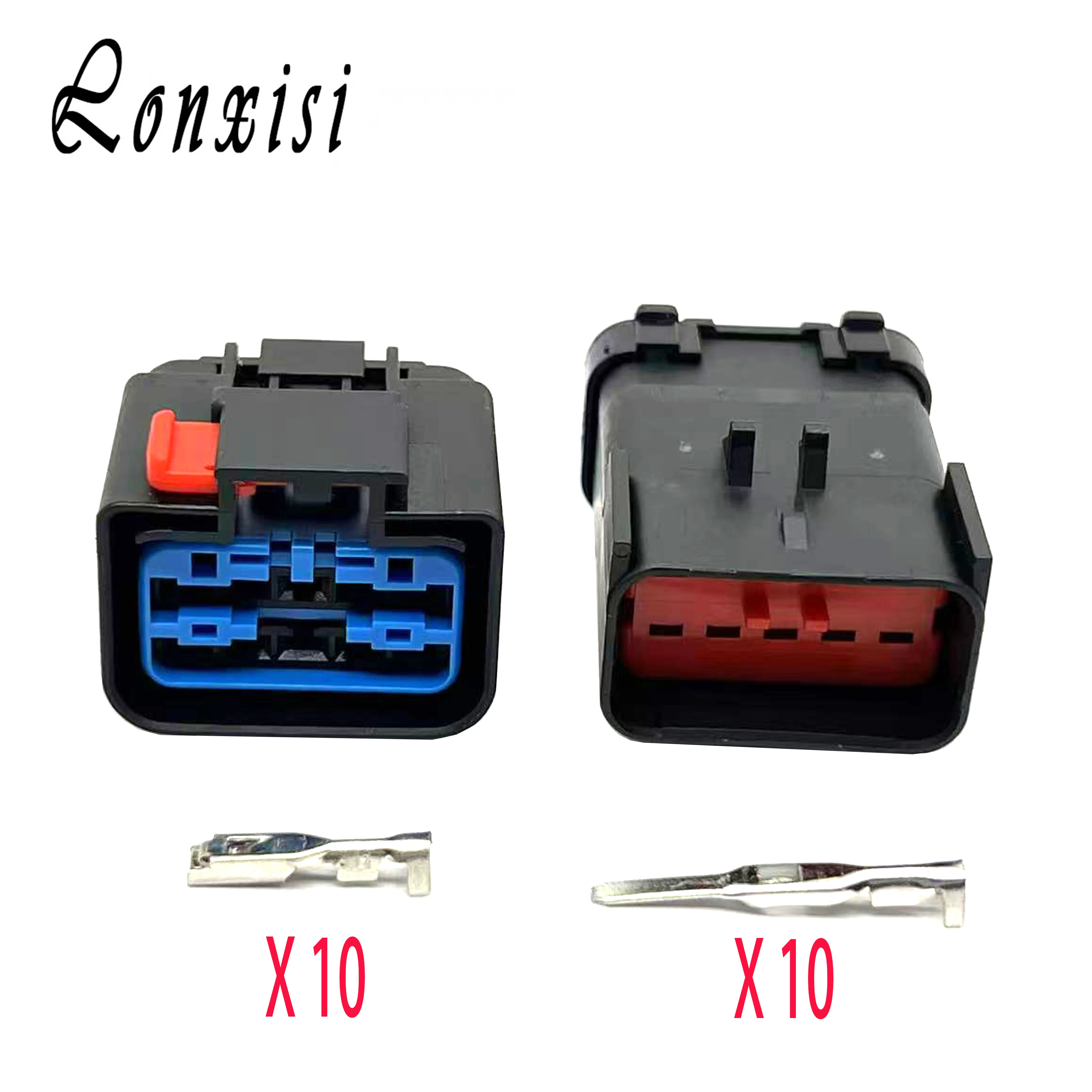 

1 Set 10 Pin 54201009 15316895 54201016 Automobile 2.8mm Connector Plug For Car Pump Assembly With Terminal