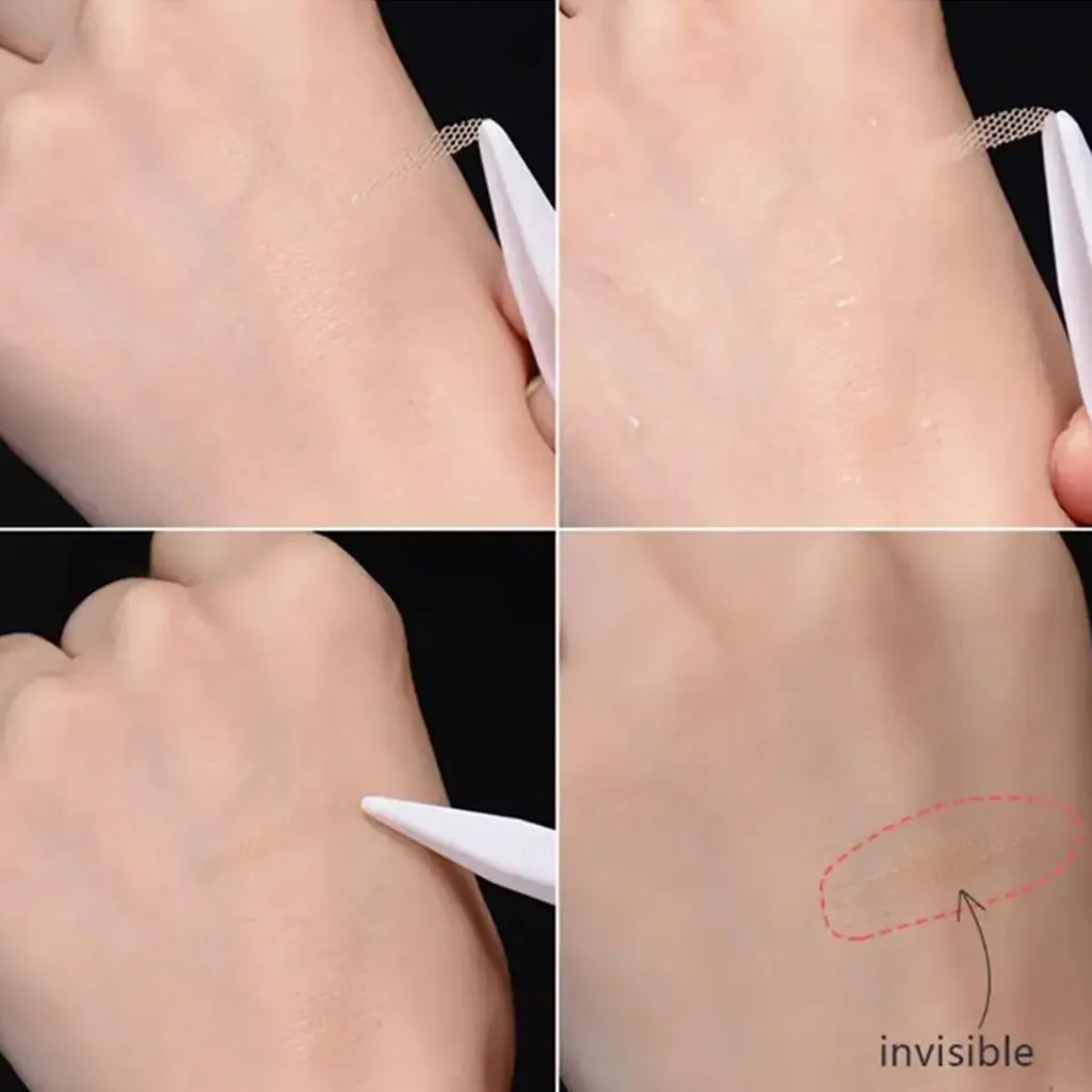 レースメッシュオリーブ型まぶたペースト型目に見えない二重まぶたシャドウテープステッカー美容メイクまぶたツール 180-240 個