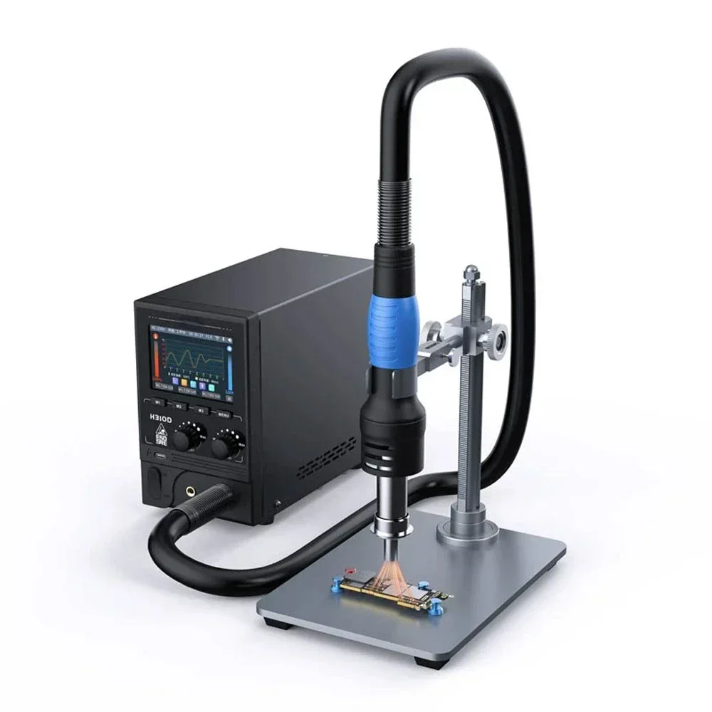 

H310D Rework Digital Display Hot Air Gun Desoldering Station 1000W For Phone PCB Soldering Repair Platform Tool