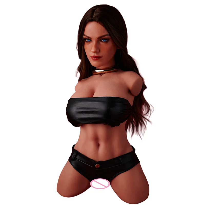 MIVM 14.5KG Half Body Sex Doll Adult Male Masturbator Realistic Vagina Anal Oral Adult Sex Toy Silicone Real Skin Torso Doll