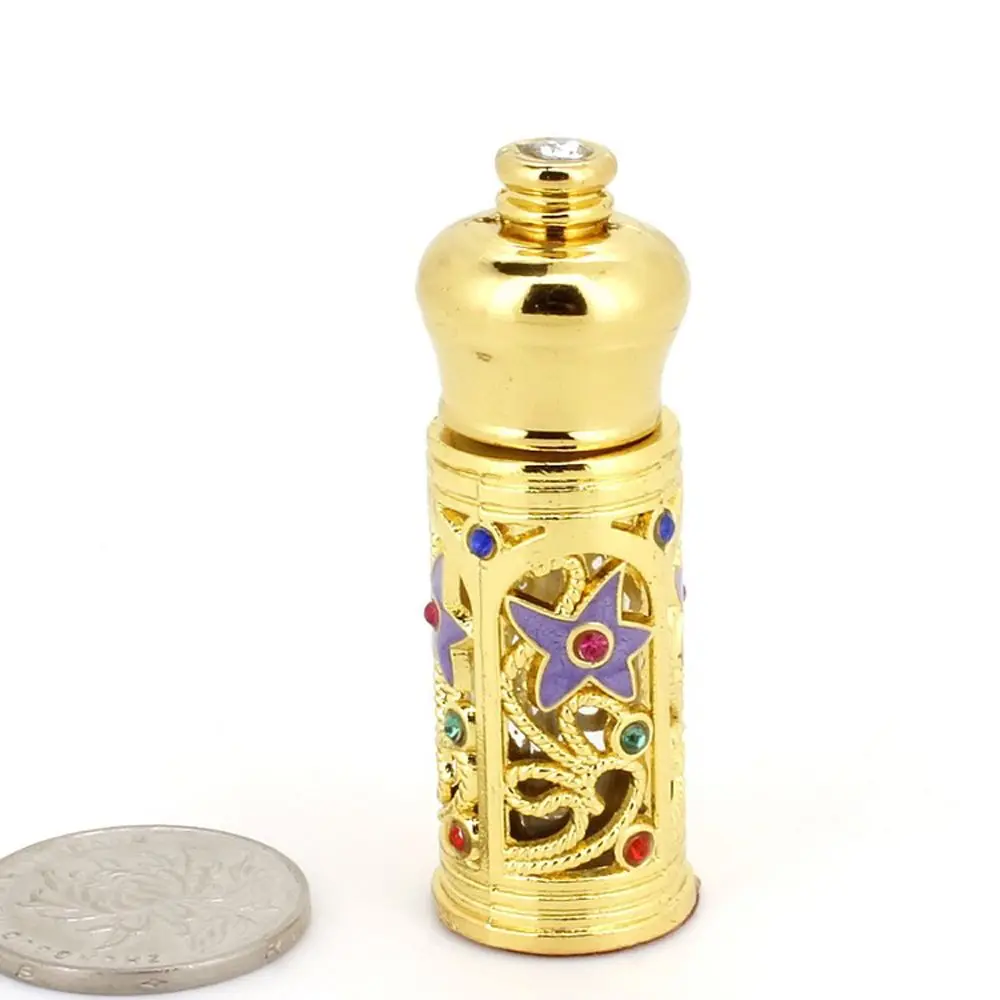 Decor Mini Decoratie Cadeau Cosmetische Container Metalen Druppelflesjes Parfumflesje Hervulbare Flessen Essentiële Oliën Fles