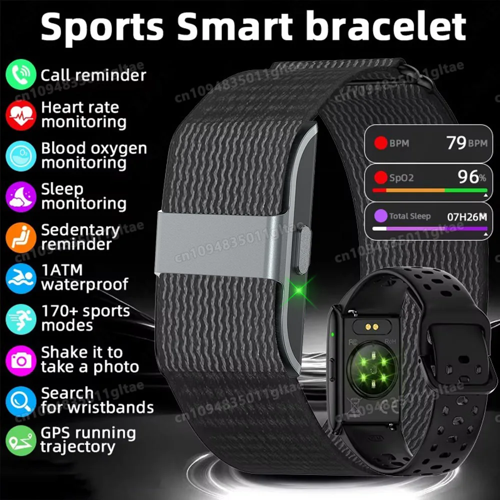 

GPS Tracker Smart Bracelet Heart Rate Blood Oxygen Monitoring Call Reminder SmartWatch Sport Band Fitness Waterproof Watch MA27