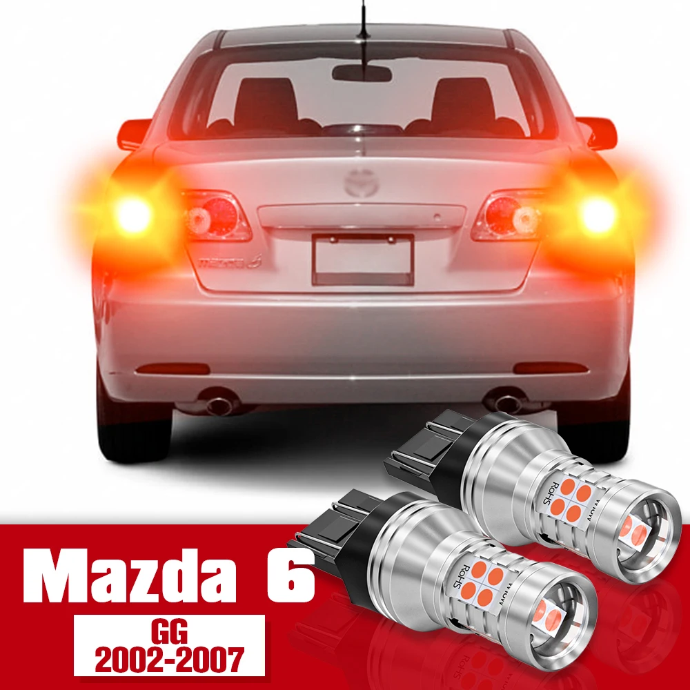 

2pcs LED Accessories Brake Light Bulb Lamp For Mazda 6 GG 2002 2003 2004 2005 2006 2007