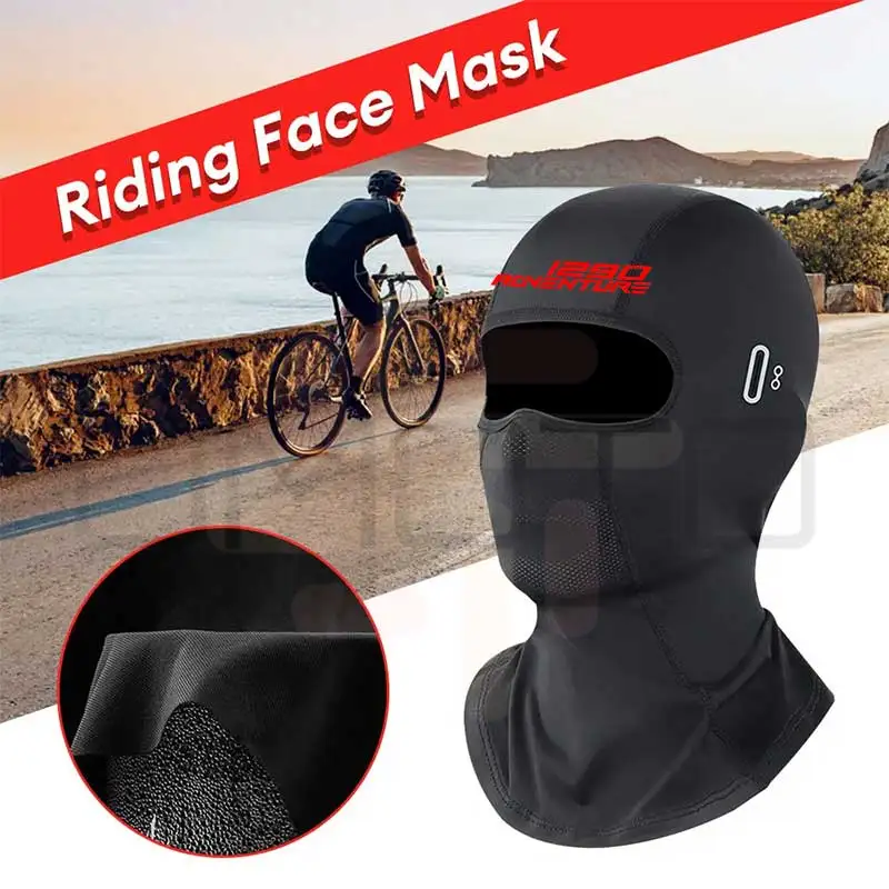 for KTM ADVERTURE1290 Outdoor Hood Bicycle Helmet Cycling Balaclava Hat Caps Men's Face Mask Motorcycle Lined Breathable Sun Pro