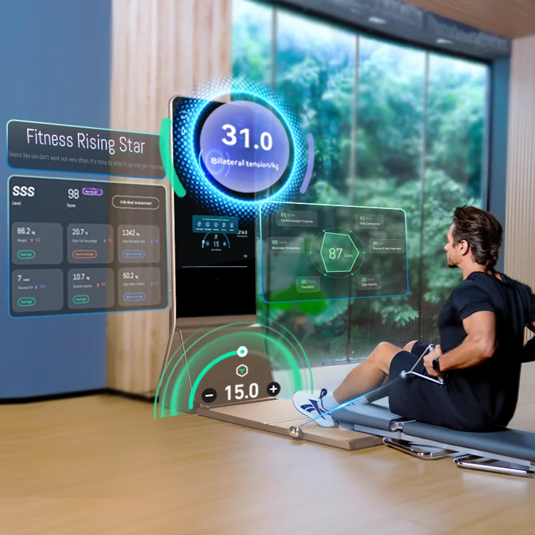 

Custom Logo Home Gym Equipment Portable Smart Power Pump Exercise Machine Black Commercial Fitness Lat Pulldown Station