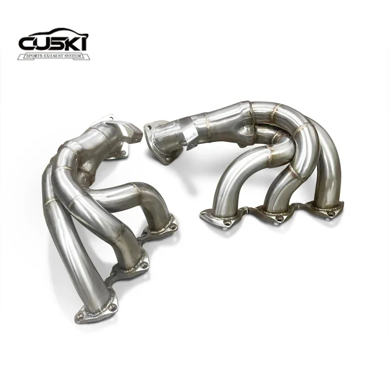 Pertains to Porsche Cayman 718GT4 RS 4.0 2021-2024 Racing Performance Header Automotive Exhaust Modification Fittings