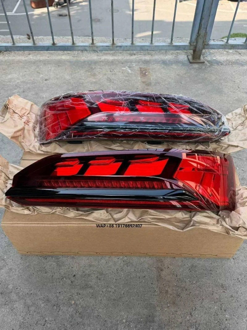 OLED Dynamic Taillights for Q7 2024 2025  Lens Bright Black Rear Lamp Assembly Upgrade