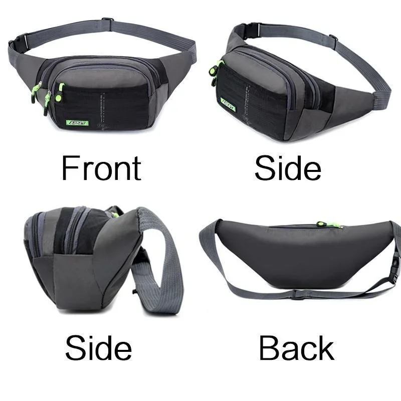 Multifunctional Sport Waist Bag Unisex Waist Packs Outdoor Travel  Cycling Climbing Running Waist Bag With Adjustable Belt Strap