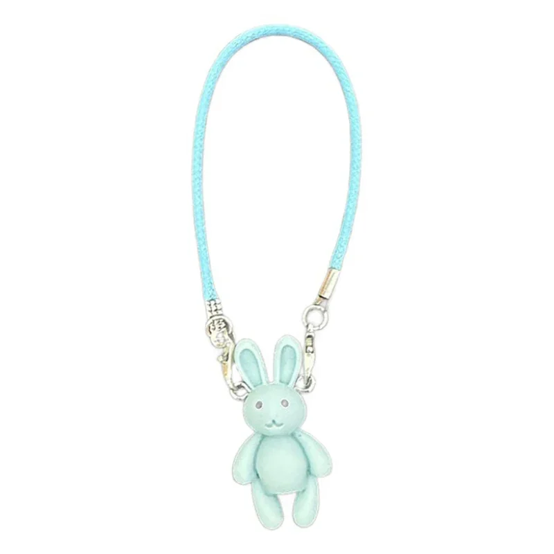 Adatto per 17 cm labubu simpatico cartone animato accessori per la casa delle bambole decorazione in miniatura bambola di peluche mini modello di coniglio giocattolo pendente