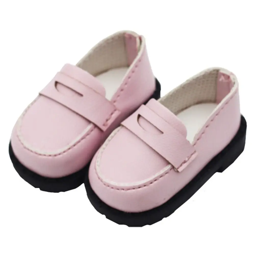 Casual Wear Cotton Doll Shoes Fashion Doll Gift Leather Shoes 5 Colors for 15/20cm Cotton Dolls for 1/12 1/14 Dolls for EXO Doll