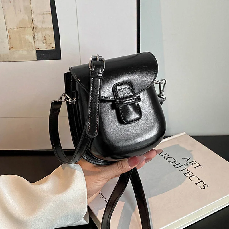 2025 Nieuwe Herfst Winter vrouwen Crossbody Tas Schoudertas Retro Mode Zadeltas High-End PU Leer Veelzijdige handtassen