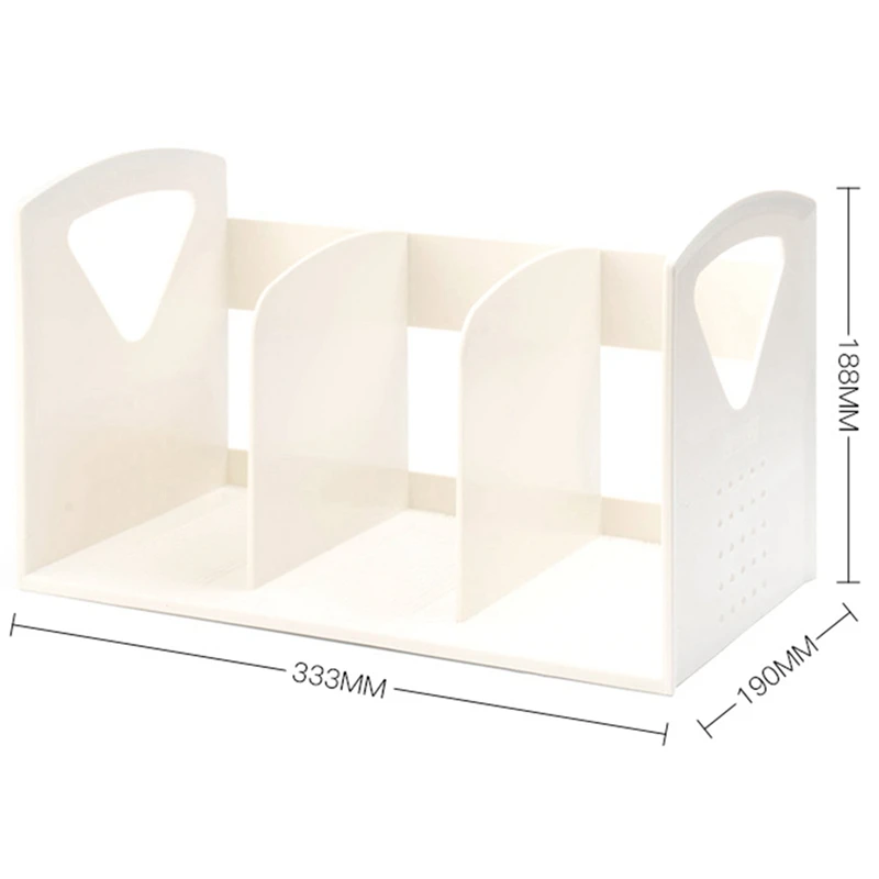 Estante simples para crianças Estante de mesa, Racks modernos para estudantes, Desktop Lockers