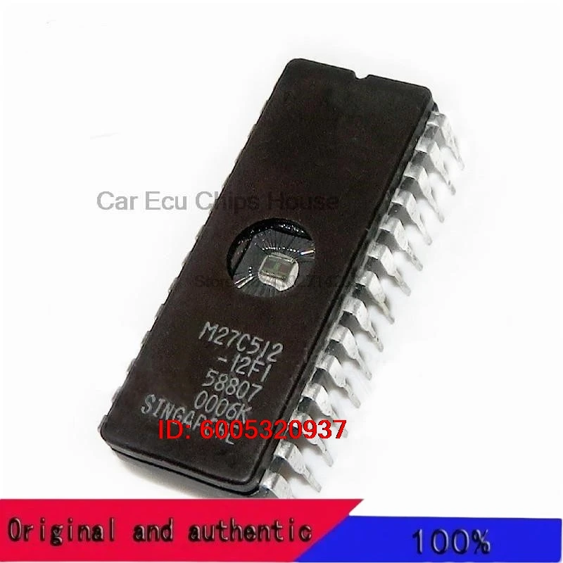High quality M27C512-12F1 M27C512-10F1 M27C512 DIP-28 EPROM IC Drive IC 5V UV EPROM Chip For Delphi ECU Programming 100ns