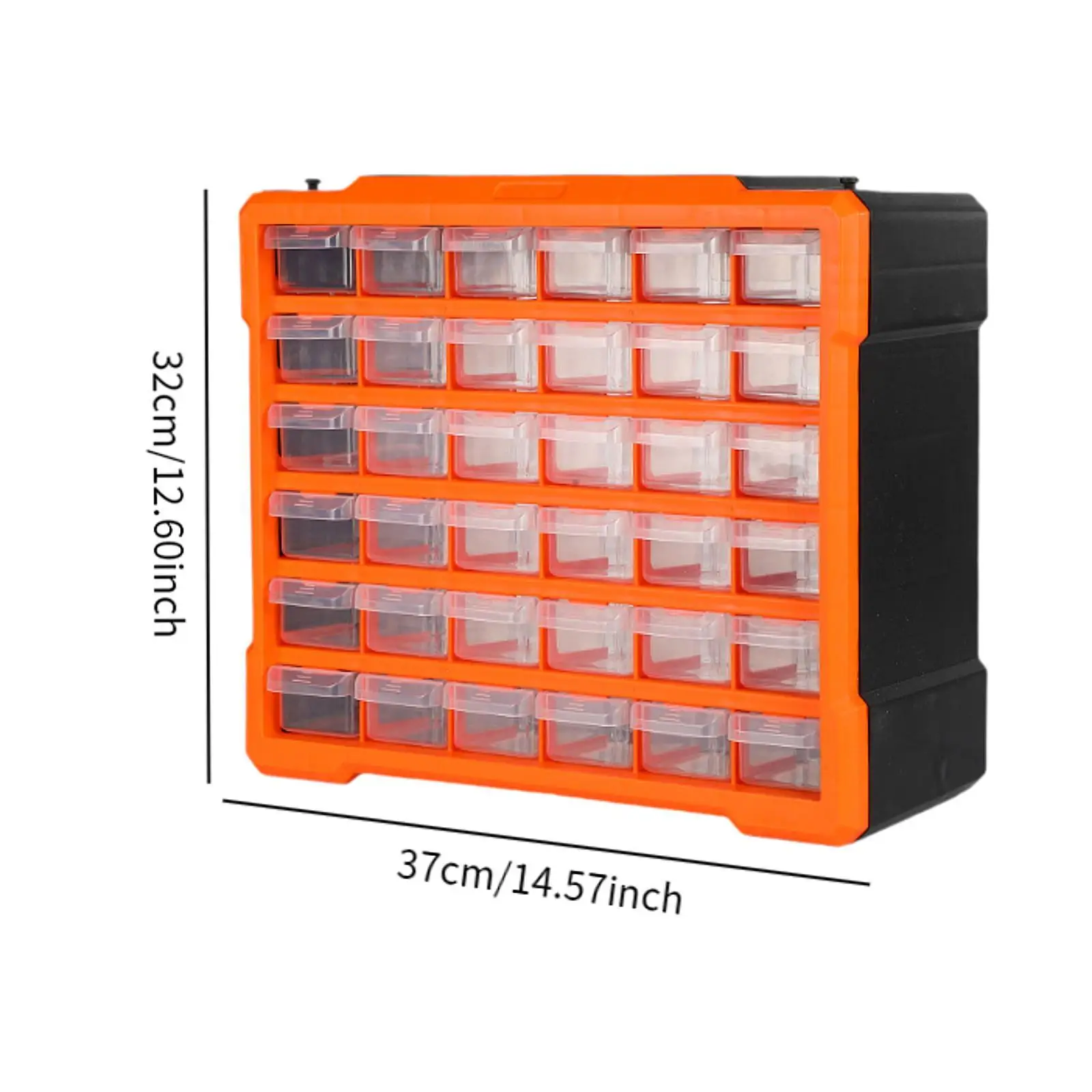 Tool Parts Organizer Sturdy Multipurpose Waterproof 36 Drawer for Craft Room