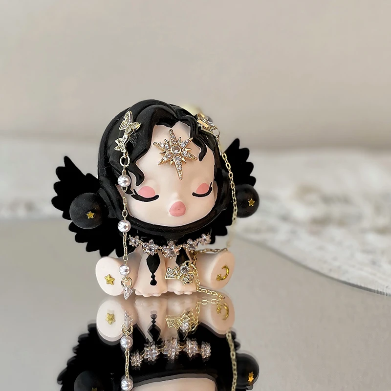 

Hot Skullpanda Car Doll Fragrance Ornament Premium Automobile Interior Decoration Version Cute Toy Figure Aromatherapy Girl Gift