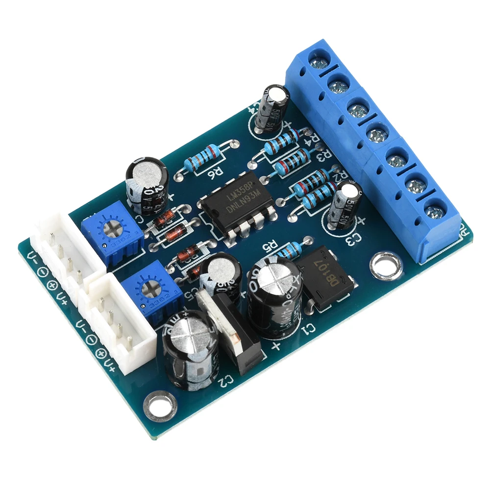 AC/DC12-15V vu medidor placa de driver amplificador tubo eletrônico máquina vesícula biliar db medidor nível módulo driver ta7318p