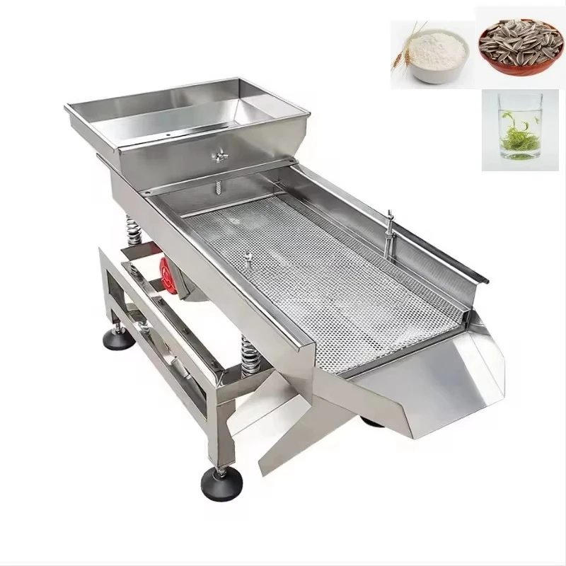 1000*400mm Stainless Steel Farming Processing Grain Sorting Seed Cleaner Vibration Screening Machine/grains Sieving Machine