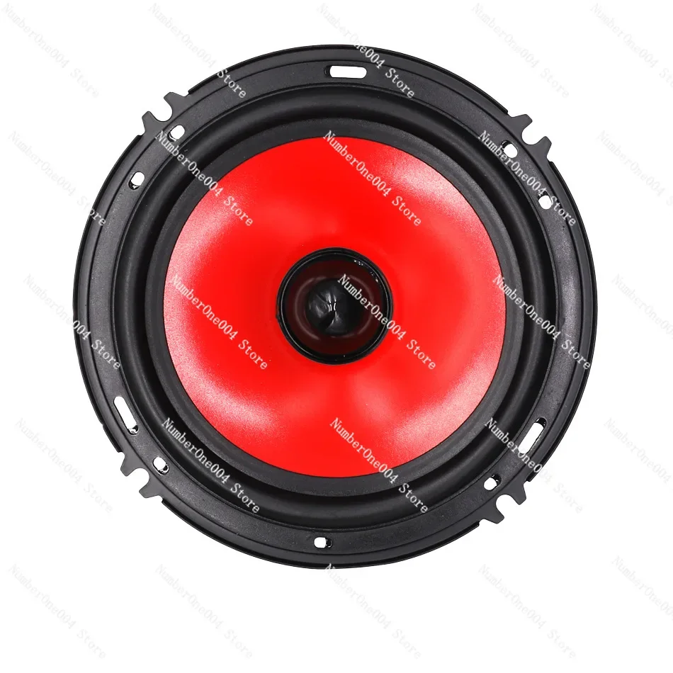 

6.5-Inch Car Audio Speaker 2021 New Red Foreign Trade Model Front Door Woofer 4 Ohm 90W