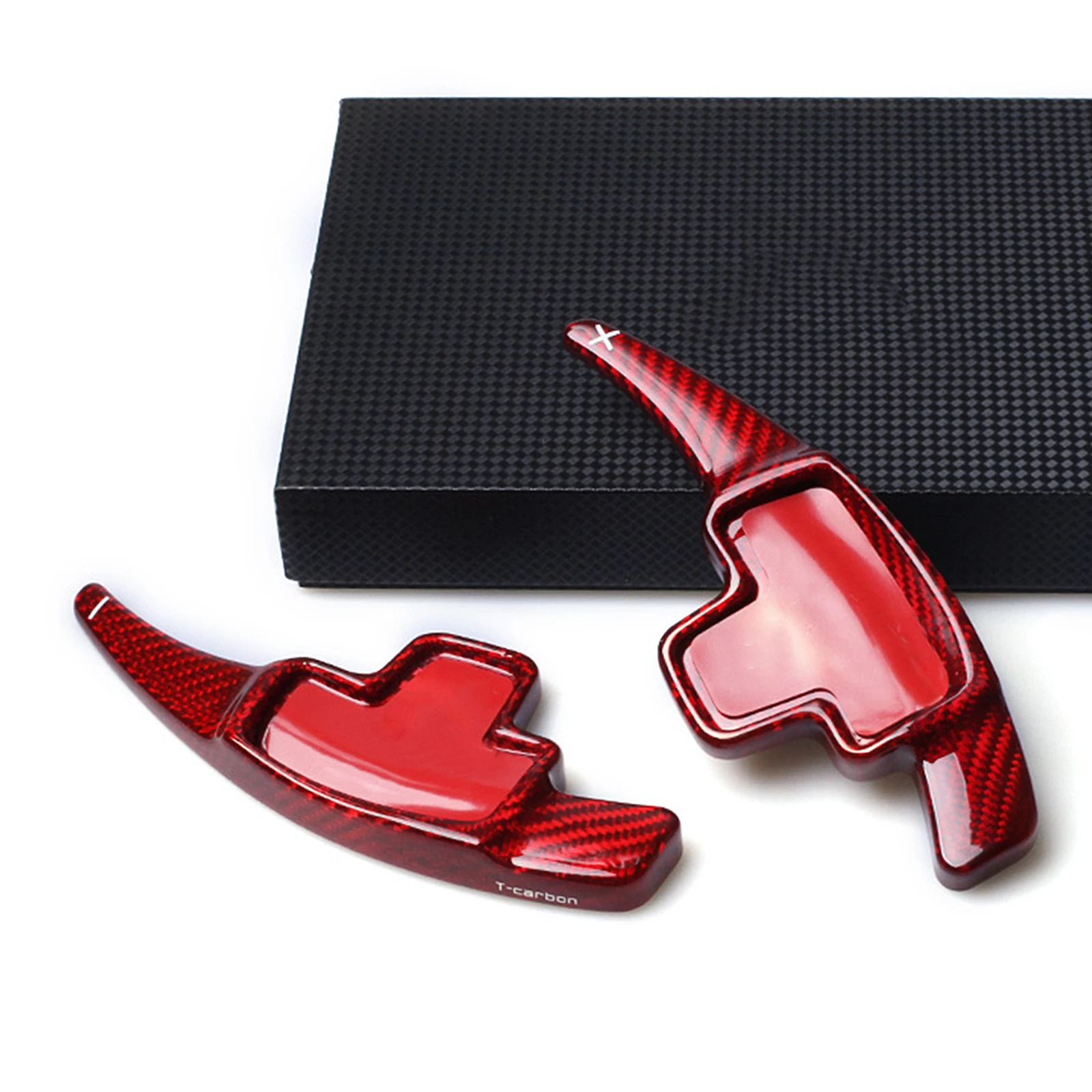 

Carbon Fiber Car Gear Steering Wheel Shift Paddle Extension Pad Cover For Mercedes Benz GLA GLK CLA Before 2014