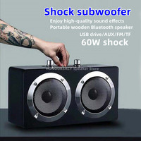 60W High Power Bluetooth Speaker Portable Wireless Subwoofer Family KTV Bass Stereo Home Theater System FM Radio TF Caixa De Som