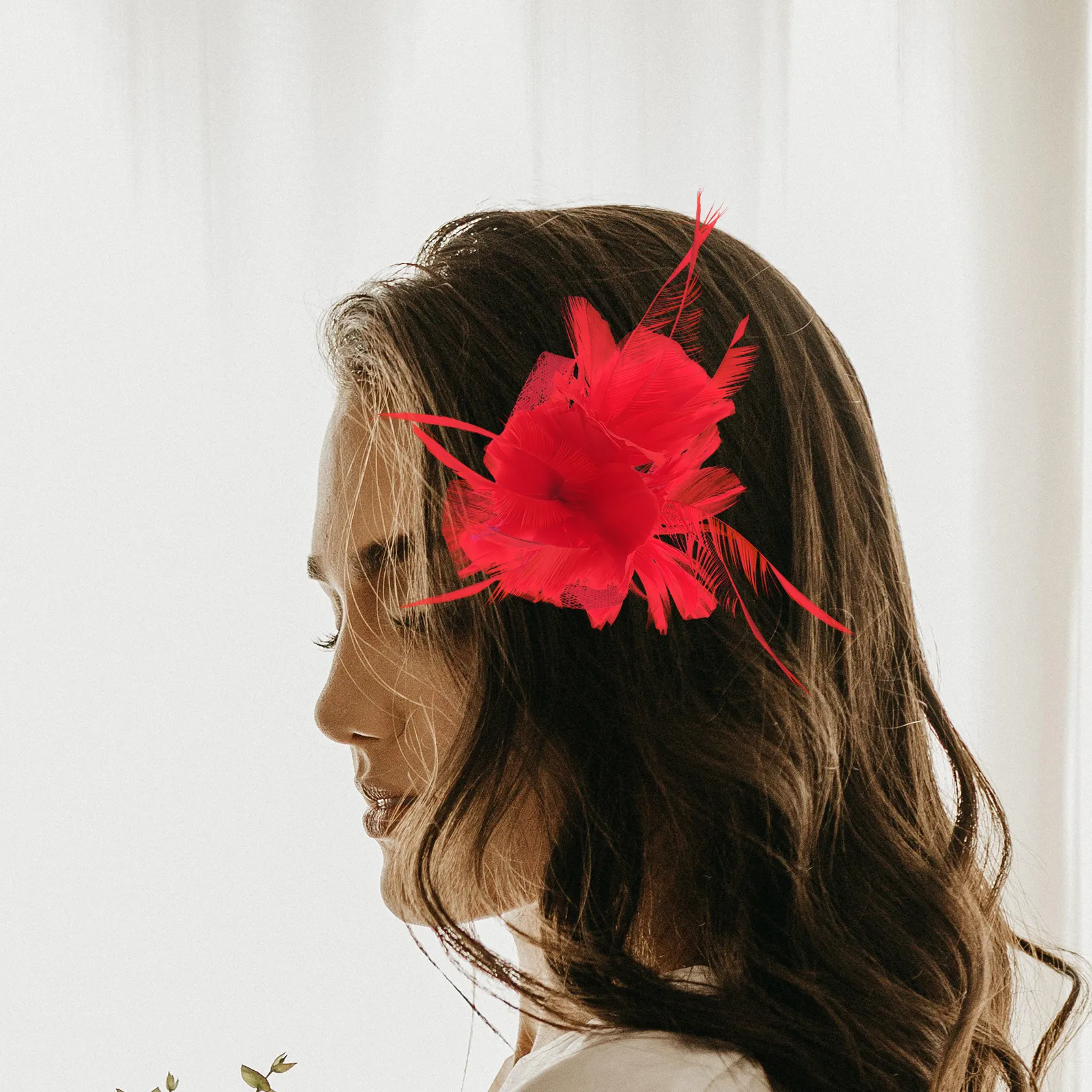 

1 шт., заколка для волос из льна, один размер, элегантные прочные женские аксессуары для волос для свадебной вечеринки, выпускного вечера, фестиваля, свадебного вечера