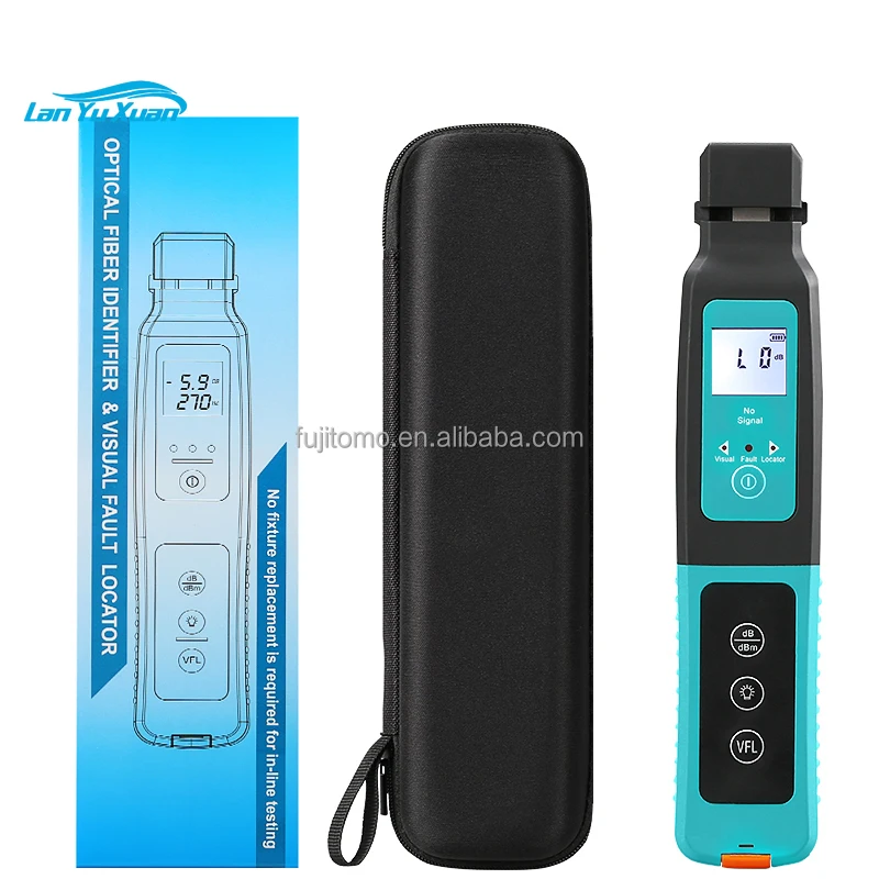 

Optical Fiber Identifier Live Fiber Identifier SM and MM ftth test tool with 10MW VFL fiber identifier
