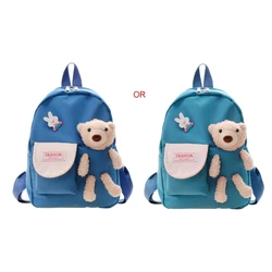 E74B Cartoon Bear Toy School Bag for Girl Kids Kindergarten Schoolbags Children