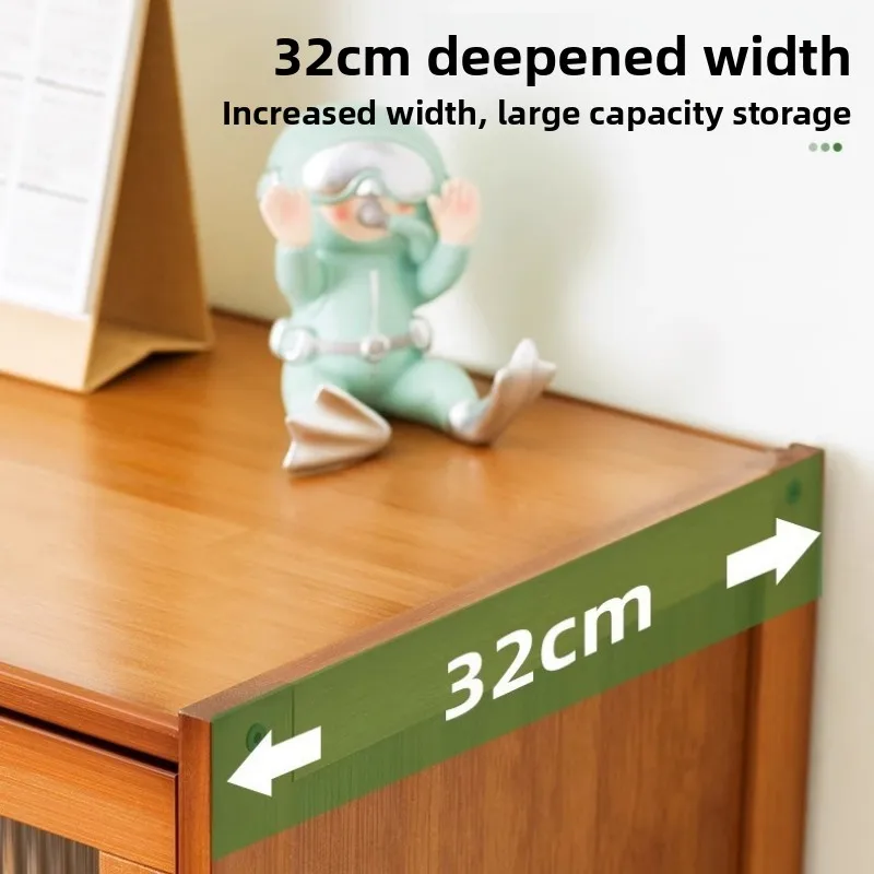 ei-Living Modern bookshelves Wooden Multi Layer household Mobile bookcase floor-standing armario almacenamiento room furniture-