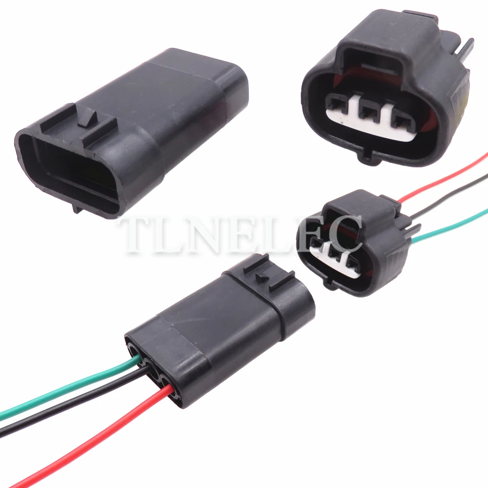 3 Pin Way Auto Pressure Sensor Sealed Connector with Wires Car Wire Cable Sockets For Toyota 90980-10841 6189-0099