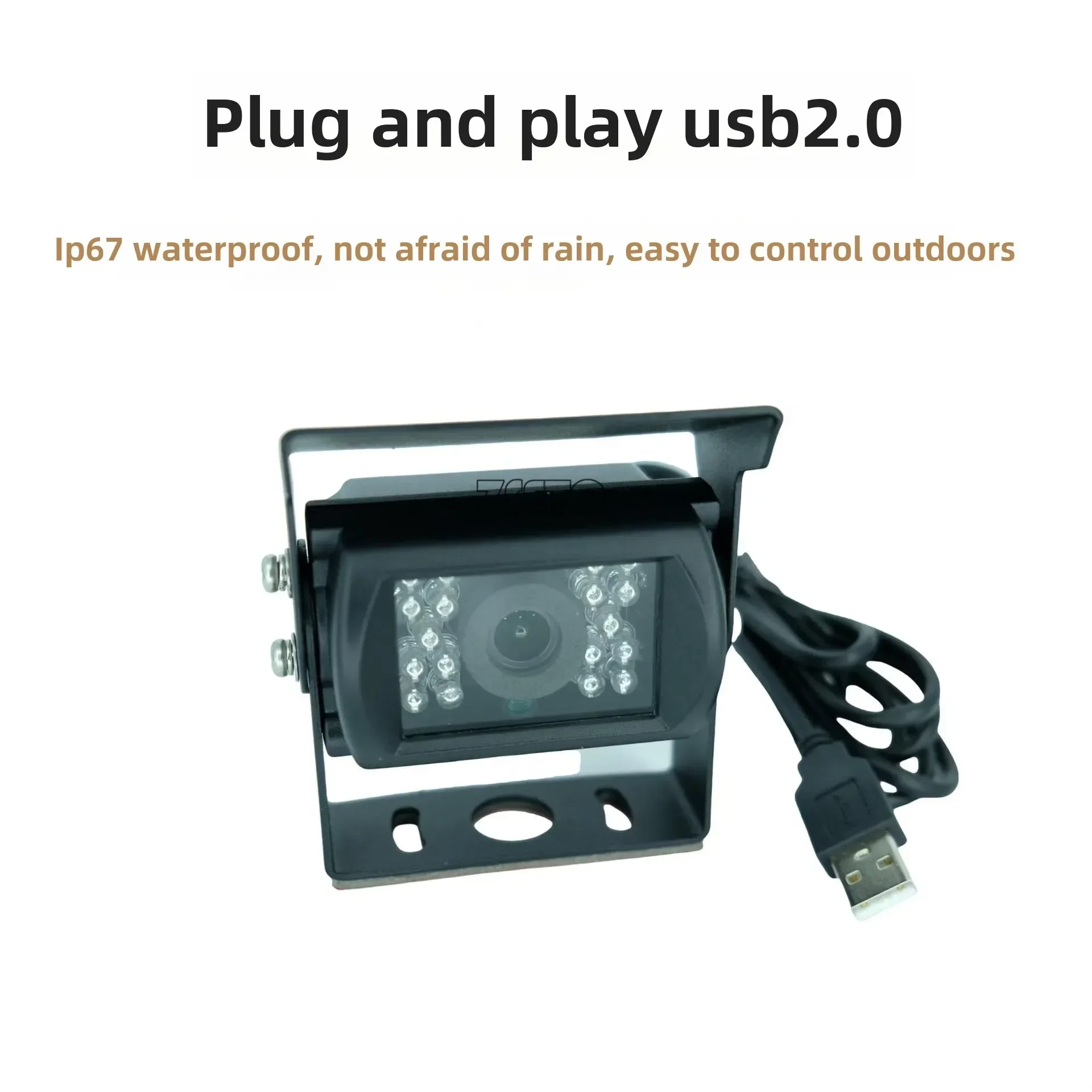 Waterproof 5MP OV5640 Non Distortion Wide Angle Manual Fixed Focus USB Camera UVC Plug Play Webcam for Windows Linux Android Mac