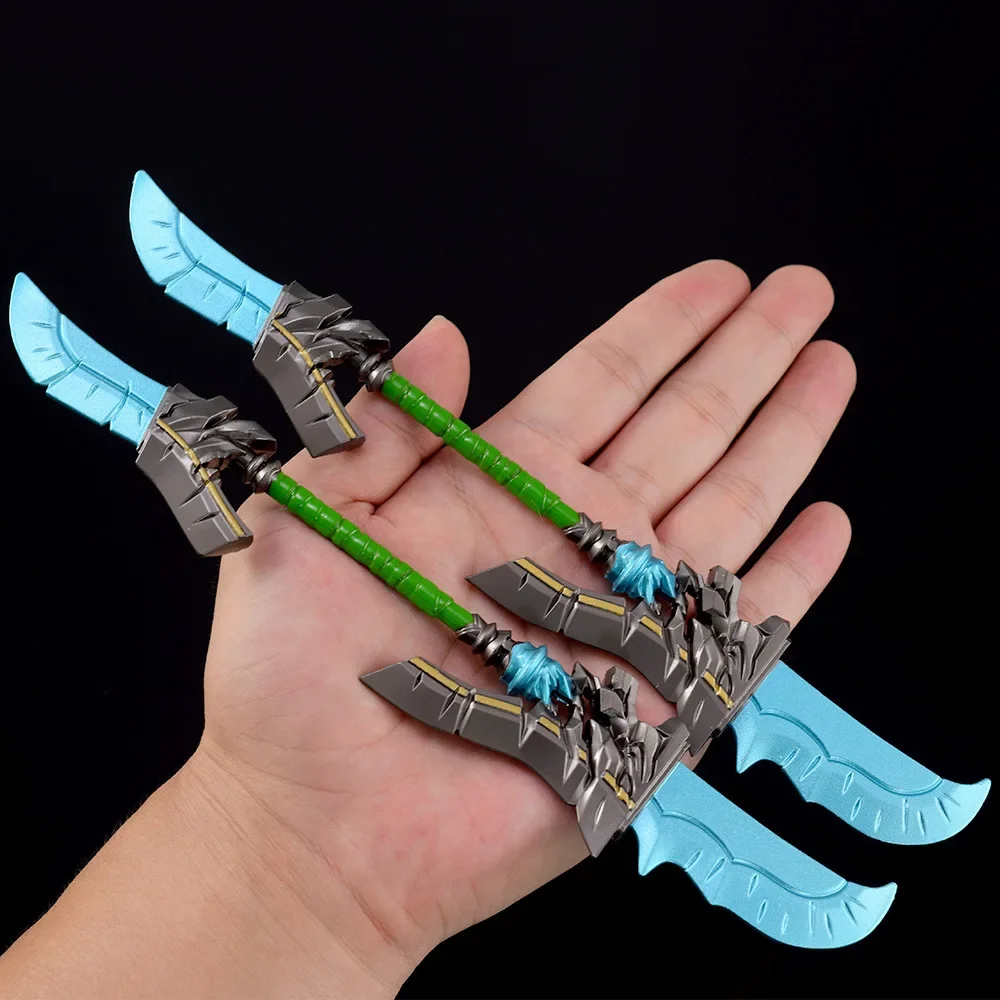 22CM World of Warcraft Cloud Song Spada Lama Halberd Full Metal Craft Arma Lancia Ornamenti Modello da collezione Cosplay Toy Boy