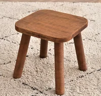 Multifunctional Solid Wood Stool Stackable Design Indoor Living Room Dining Seat Bench 3