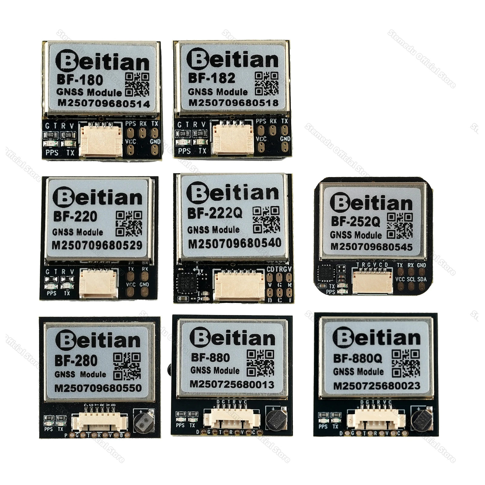 Beitian BF-182 220 280 252 880 GPS-Modul Flash + Keramikantenne GNSS-Empfänger für FPV-Drohnen-Flugsteuerungsflugzeuge Starrflügel