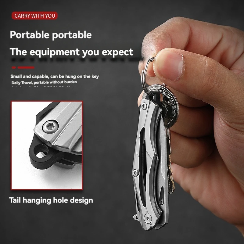 Outdoor Knife Mini Knife Stainless Steel Folding Knife Portable Key Knife Portable Multi purpose Knife