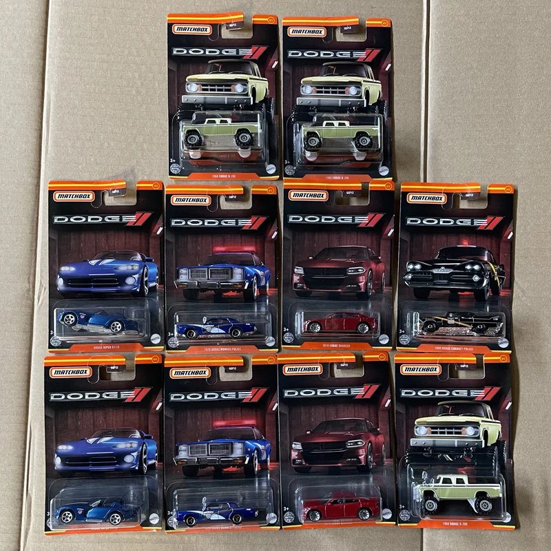 Matchbox GGF12 1:64 COUNTY RESCUE DODGE charger nissan jeep Collection of die-casting alloy trolley model ornaments