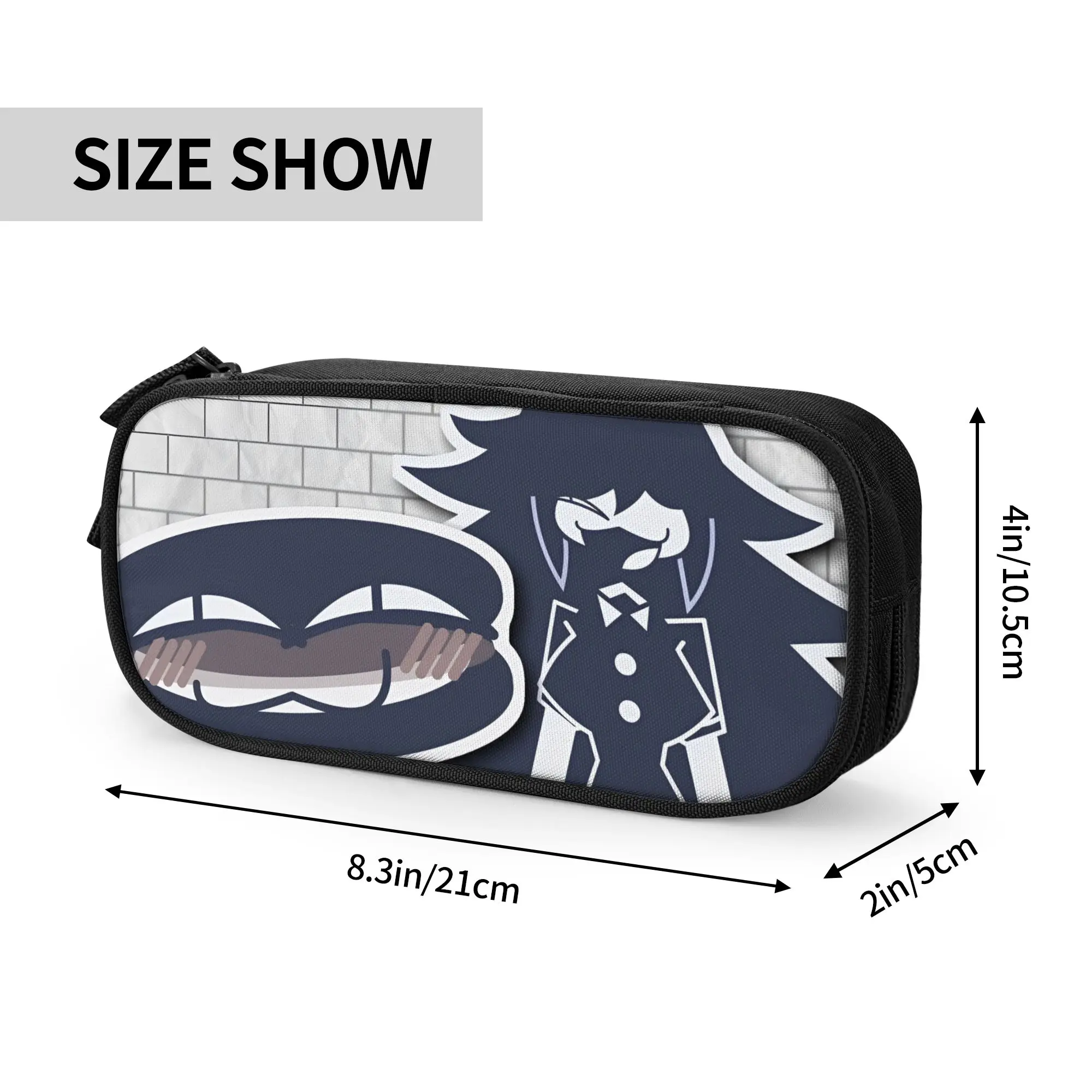 Anime Miss Circle  Pencil Cases Fundamental Paper Education  Pencil Pouch Pen Box for Girl Boy Large Storage Bags Stationery