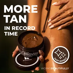 Brown Tanning Lotion Tanning Beds Made With Natural Tanning Oil And Vitamine E Tan Accelerator Sun Tanning Gel A Chocolate 190ml