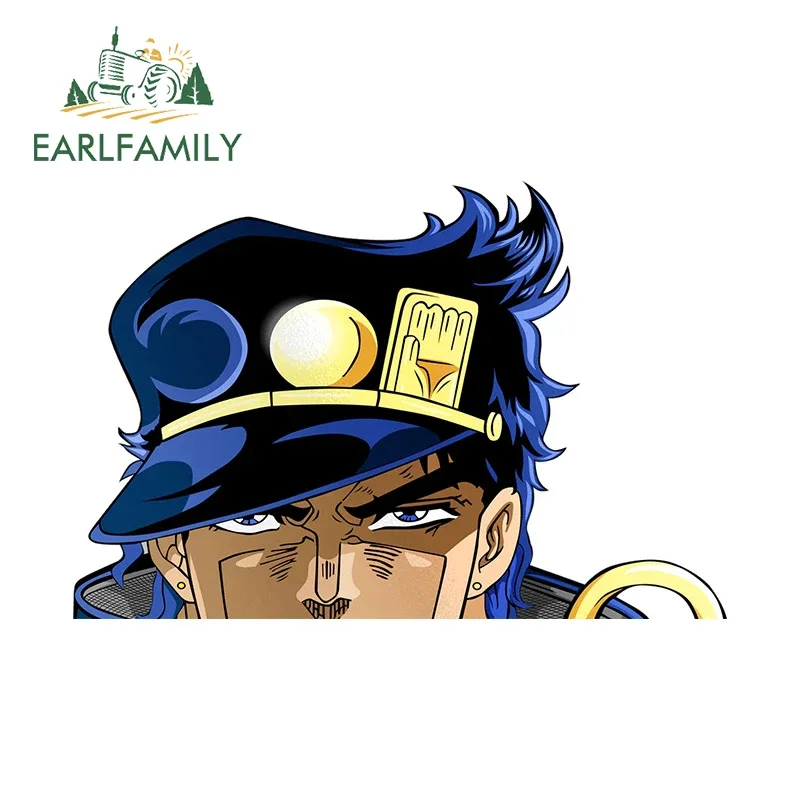 

EARLFAMILY 13cm x 8.7cm Car Stickers for Cartoon Peeker RV Campervan Vinyl Car Accessories Decal Anime Creative JDM Decoration