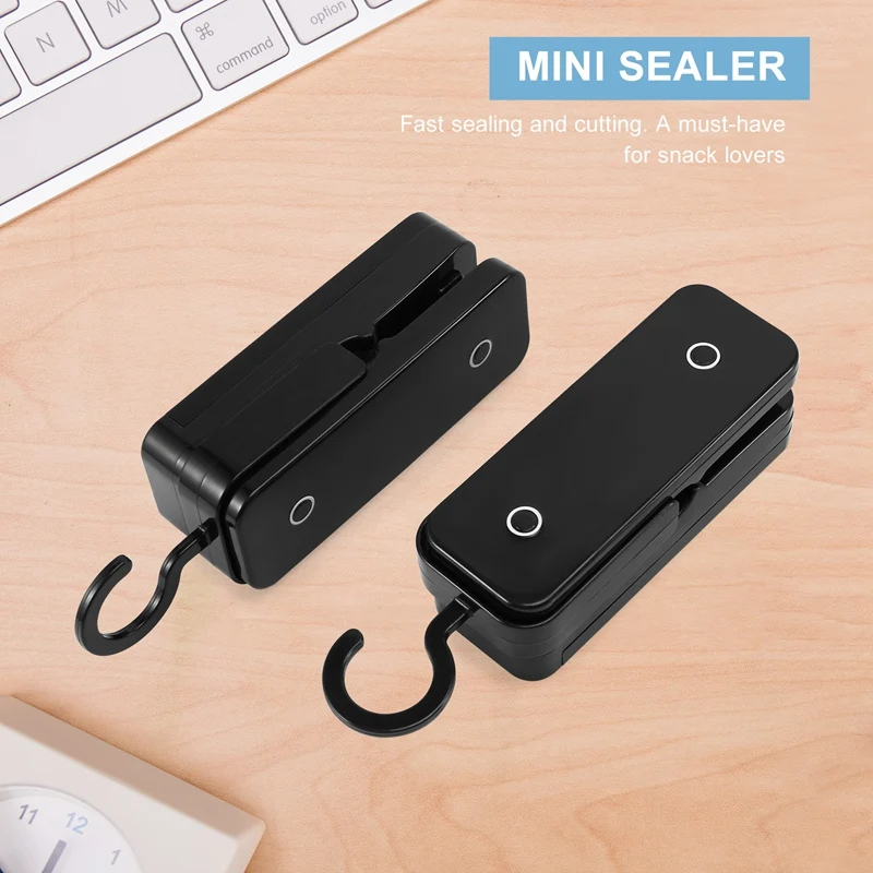 السدادة الصغيرة المحمولة باليد ، السدادات الفراغية الحرارية ، 2 في 1 ختم الحرارة والقاطع ، آلة الغلق للأكياس البلاستيكية كيس الرقاقات